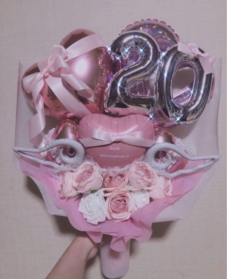 成人式　卒業　バルーンブーケ　花束　バルーンギフト　生誕祭