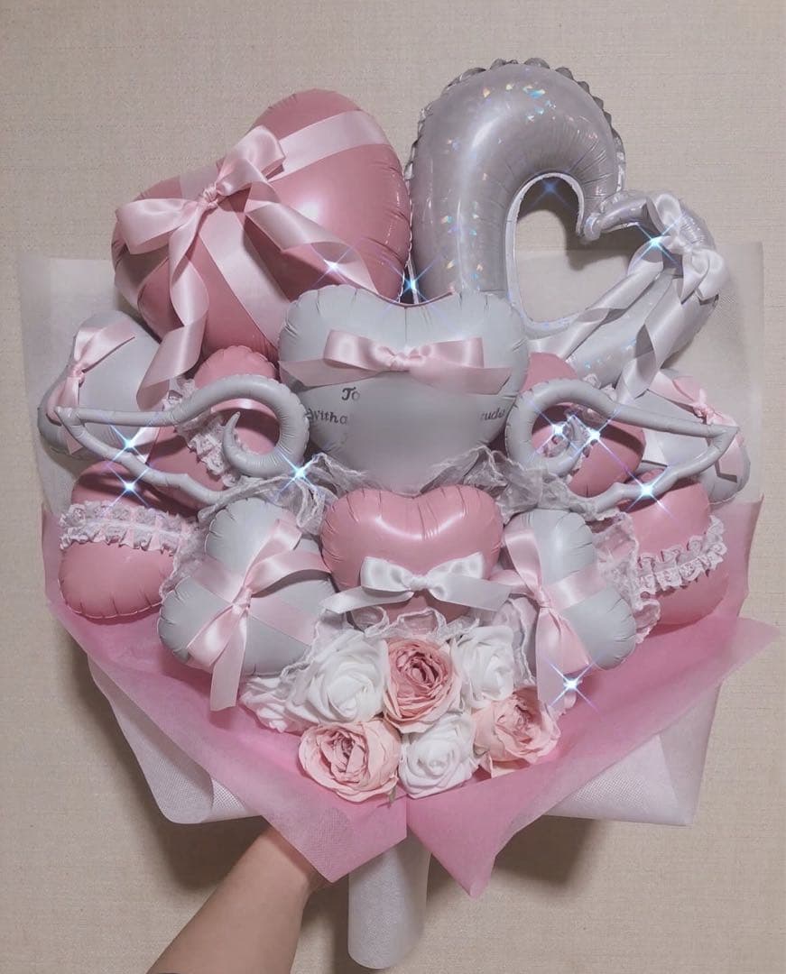 成人式　卒業　バルーンブーケ　花束　バルーンギフト　生誕祭