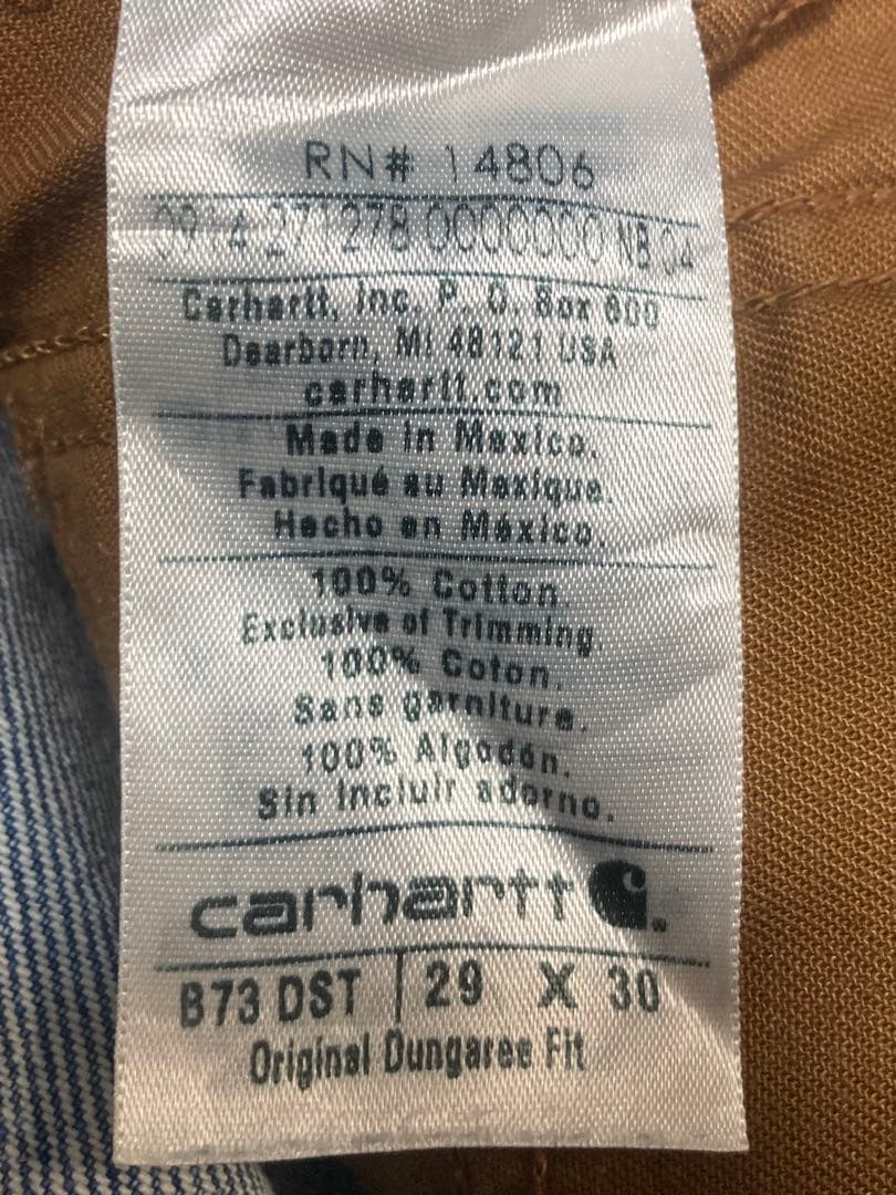 K*a様 carhartt カーハート　ダブルニーデニム　29×30