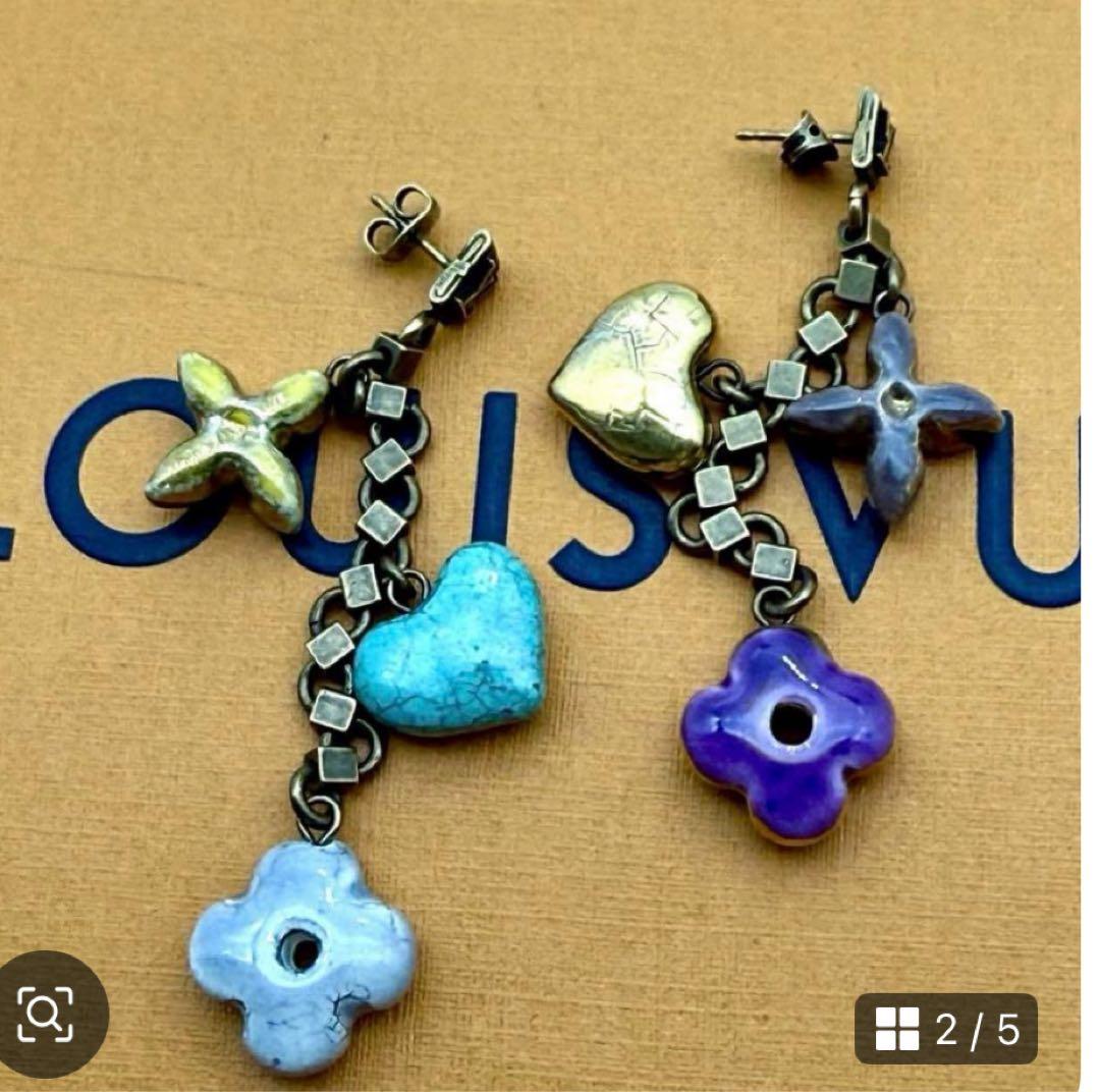 たかし　超希少　ルイヴィトン　メダル　ネックレス　ゴールド　イヤリング