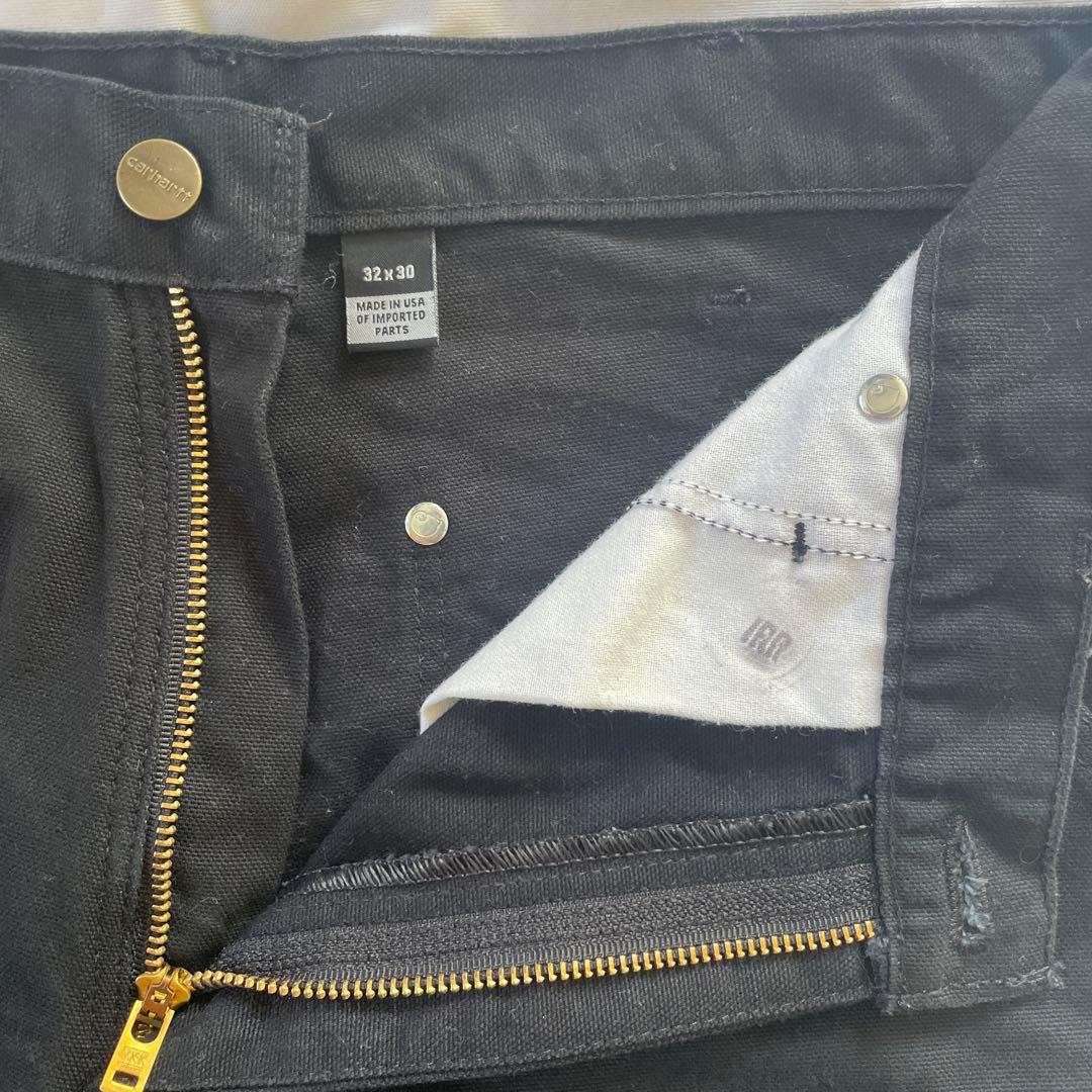 に*送様 Carhartt ダブルニーペインターパンツ32×30 ブラック US