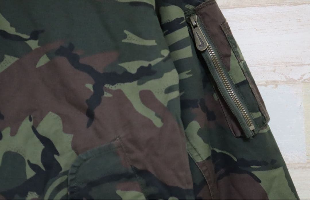 新品 NIKE ナイキ NL MA-1 フライト CAM ウーブン ジャケット