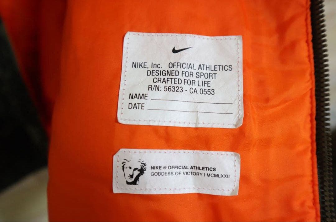 新品 NIKE ナイキ NL MA-1 フライト CAM ウーブン ジャケット