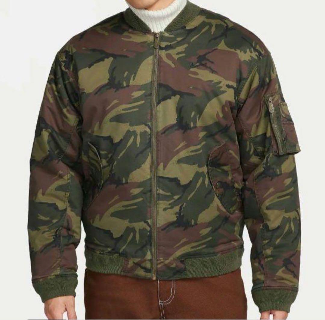 新品 NIKE ナイキ NL MA-1 フライト CAM ウーブン ジャケット