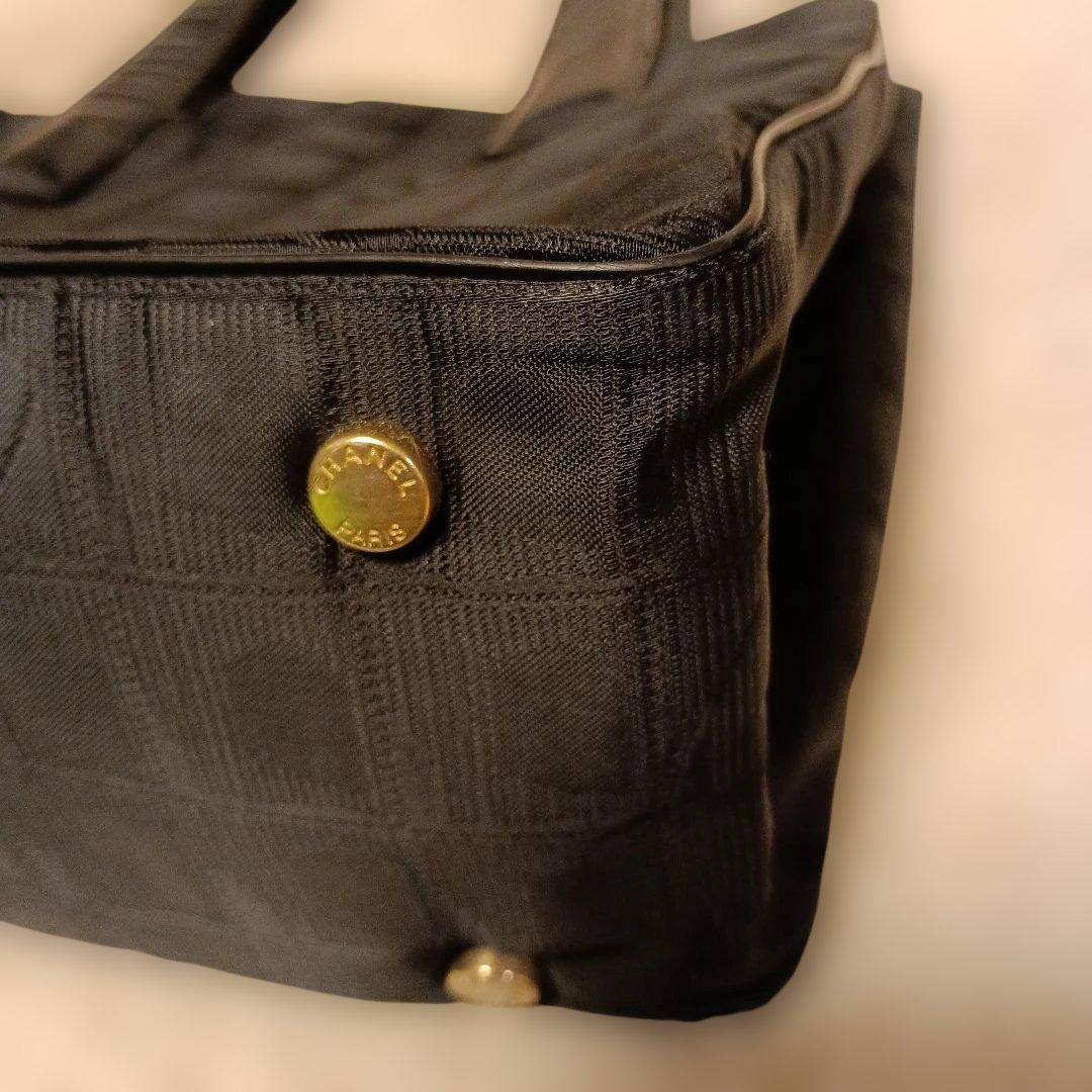 ★週末特価★希少★美品★シャネルブラック トートバッグ トラベルライン★