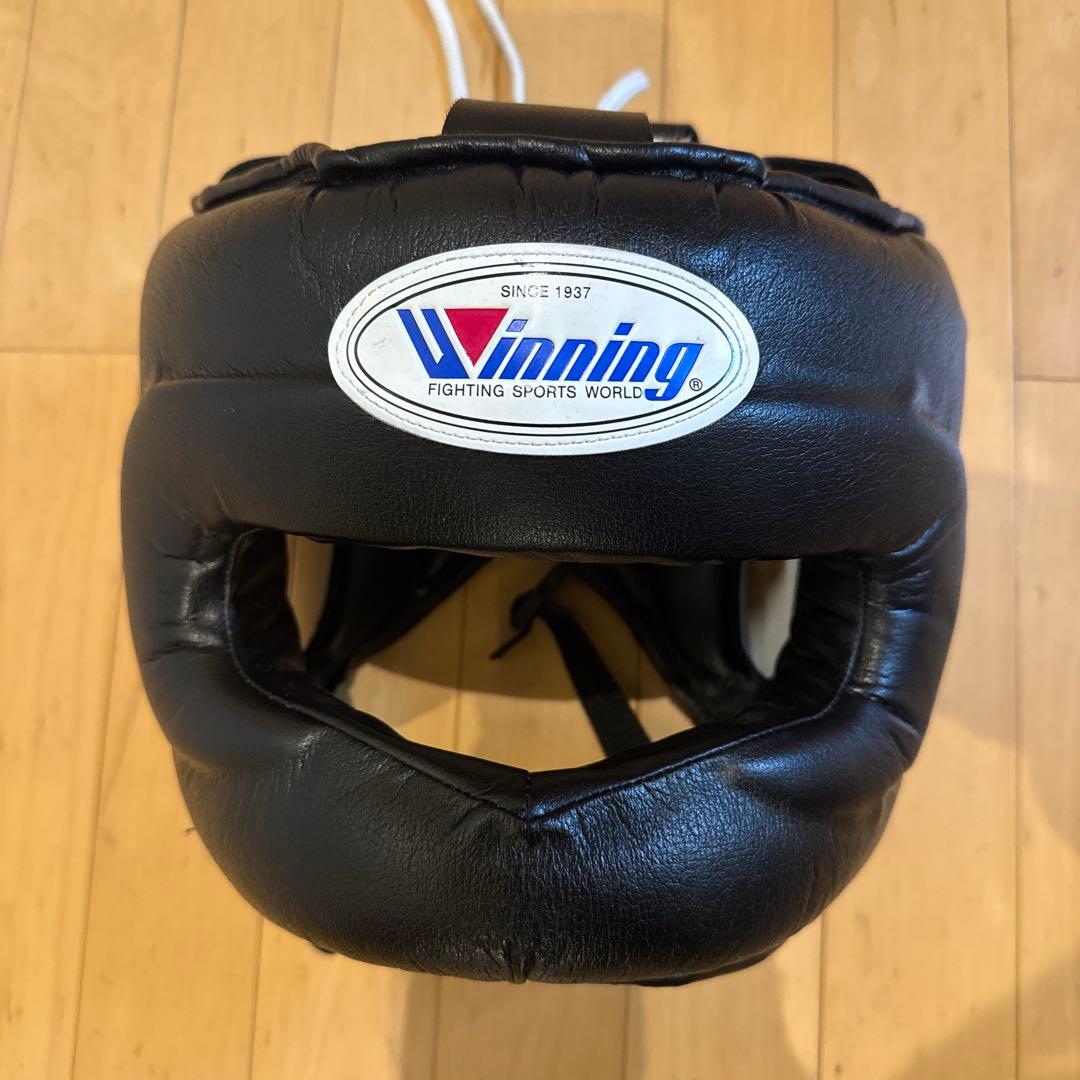 Winning/ウイニング　ヘッドギア　フルフェイスタイプ　Ｌサイズ ブラック