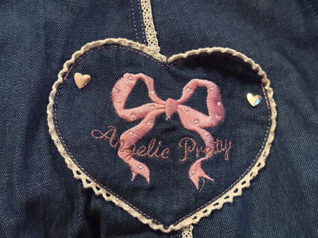 Angelic Pretty Candyデニムジャンパースカート