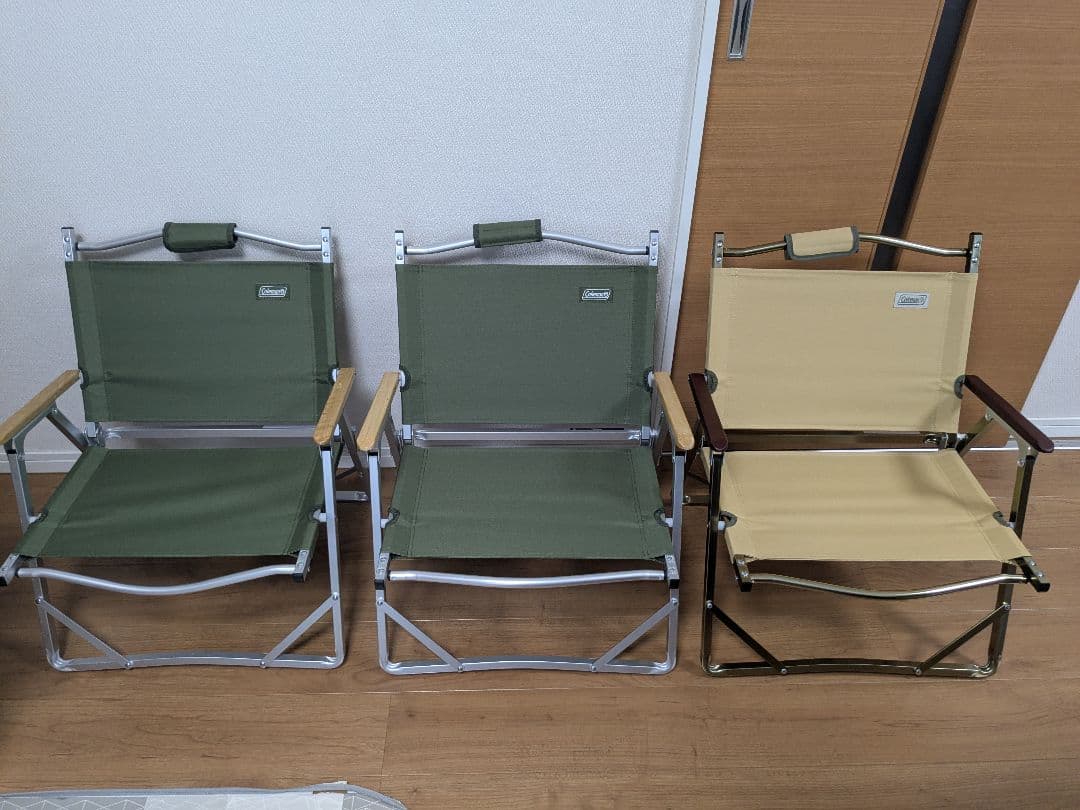 コールマン　フォールディングチェア3脚セット　アウトドアチェア　ばら売り不可