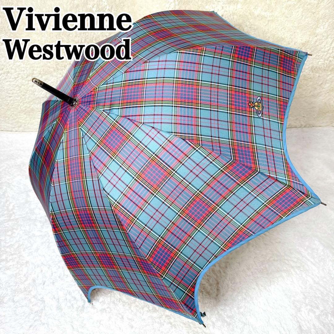 希少✨ ヴィヴィアンウエストウッド 傘 マックマラ タータンチェック柄 オーブ