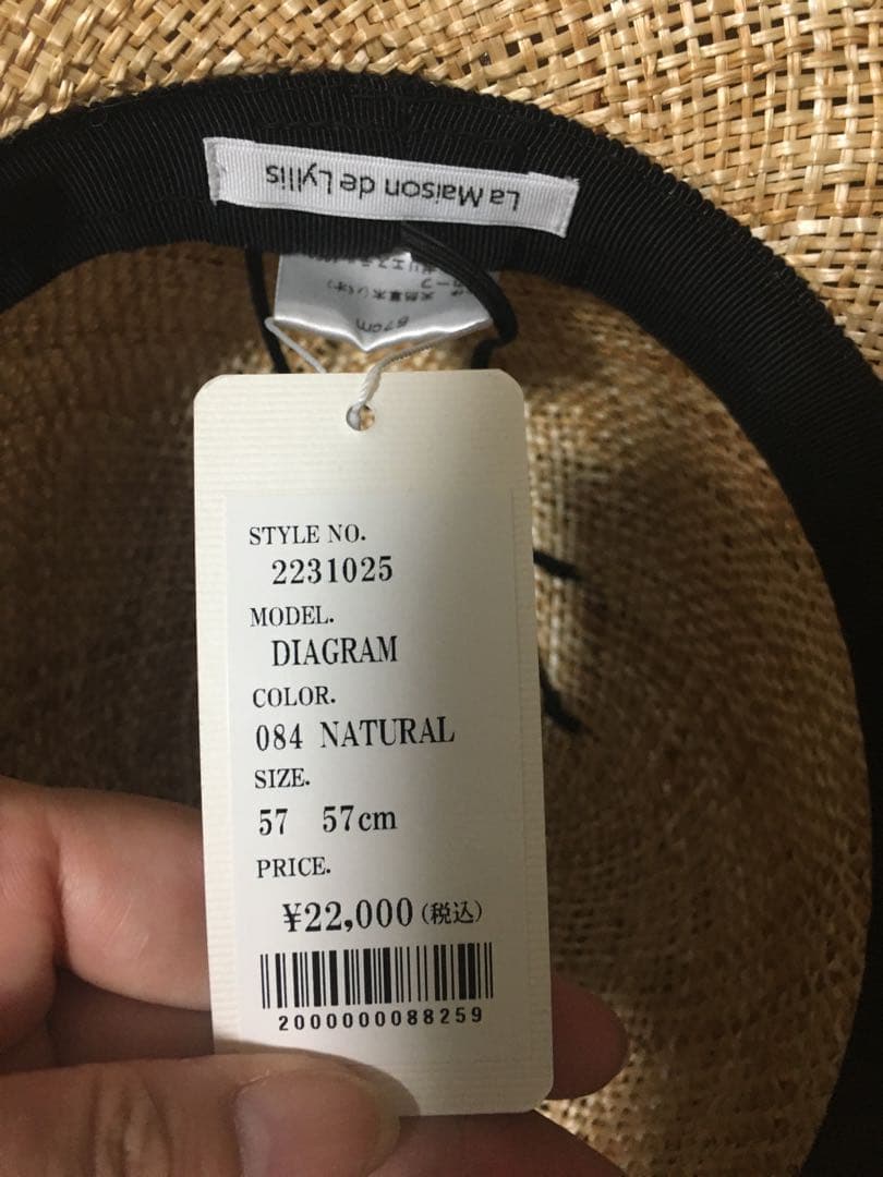 Le Maison de Lillis メゾンドリリス 麦わら帽DIAGRAM