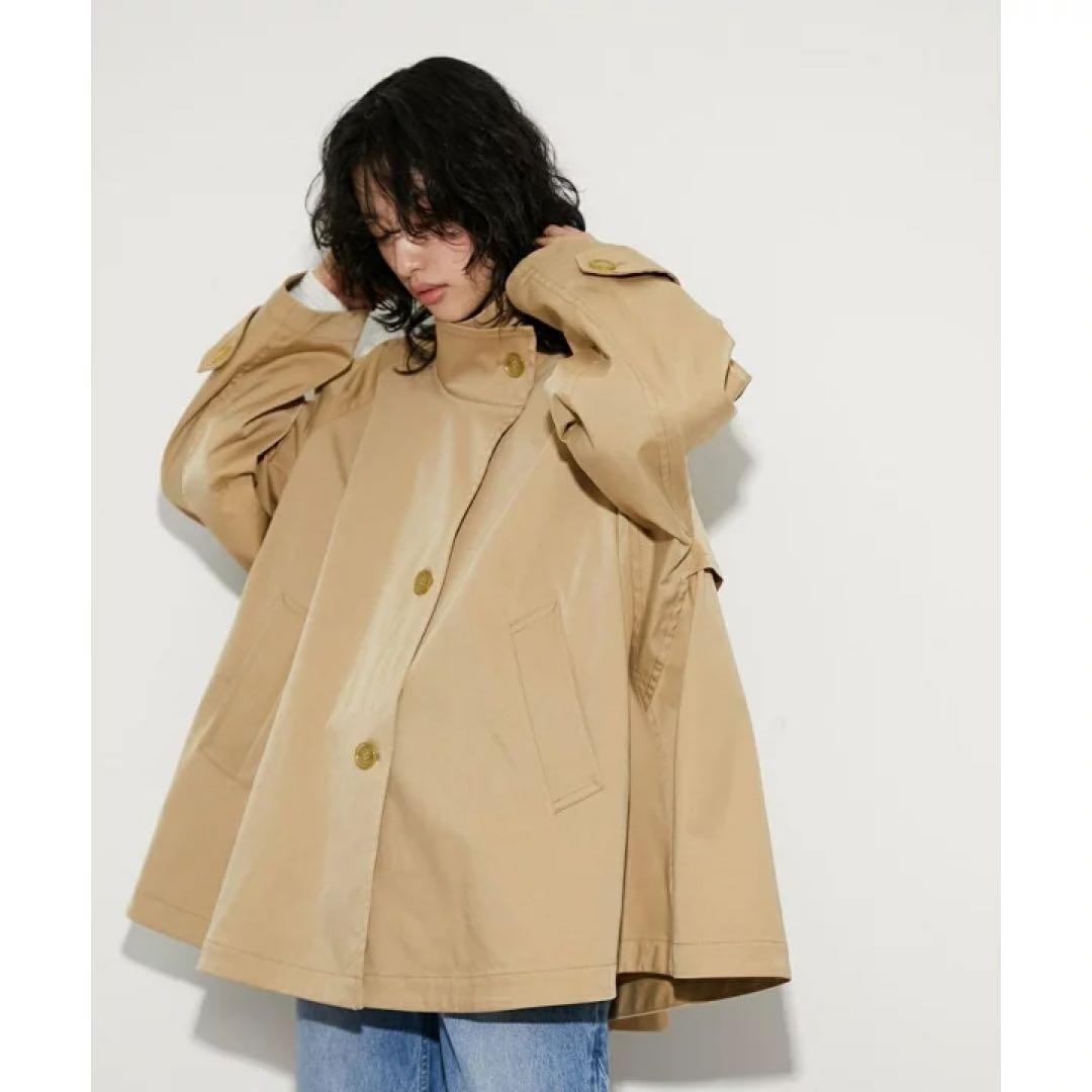 新品　フレアミドルトレンチコート　アダムエロペ　ADAM ET ROPE'