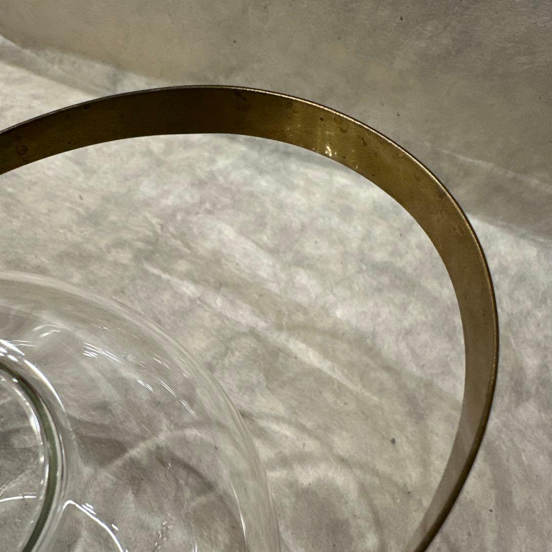 ガラスポット（日ノ出化学製作所） 真鍮持ち手（M）