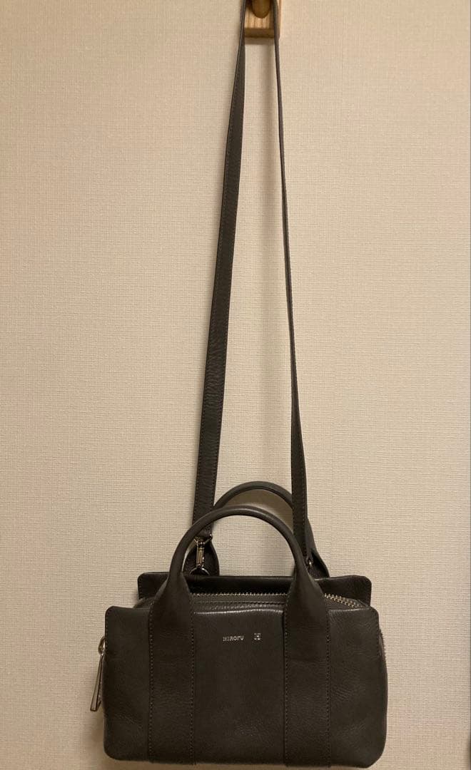 現行ヒロフ HIROFU ショルダーバッグ【ランポ】レザーハンドバッグ 2WAY