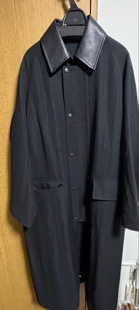 ジャケット・アウター LIDNM Cow Hide Collar Riding Coat