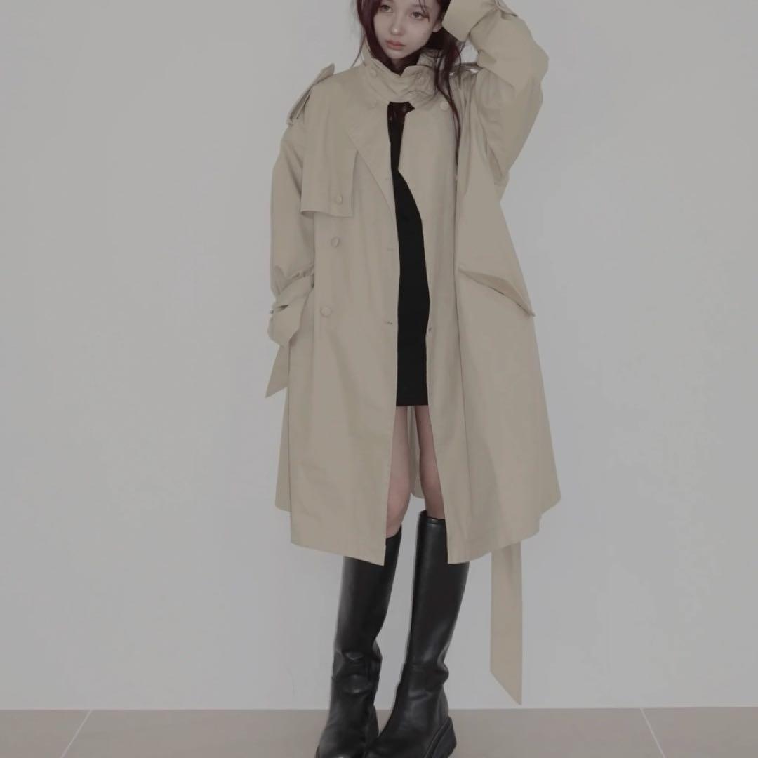 fictiontokyo 2Wayバルーントレンチコート