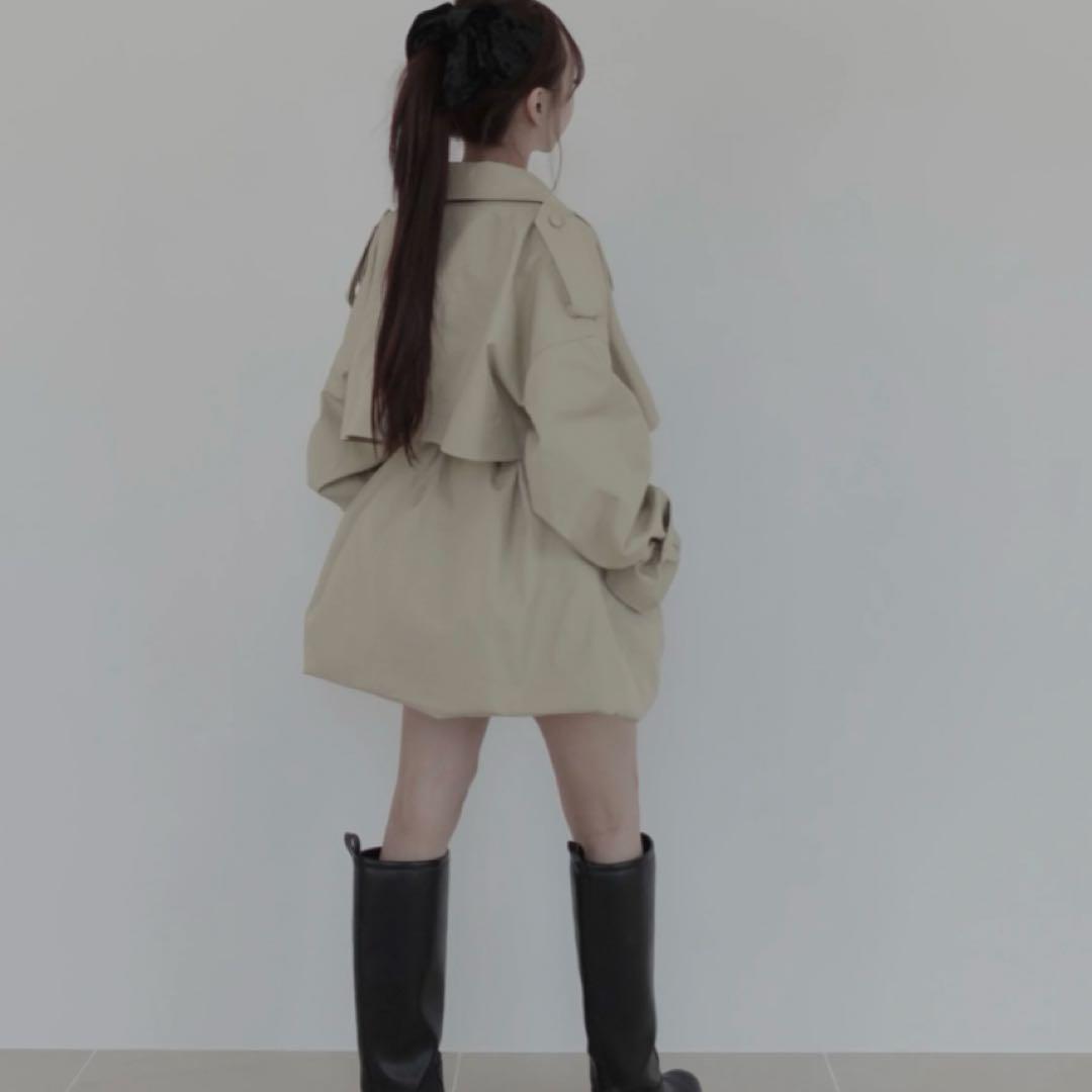 fictiontokyo 2Wayバルーントレンチコート
