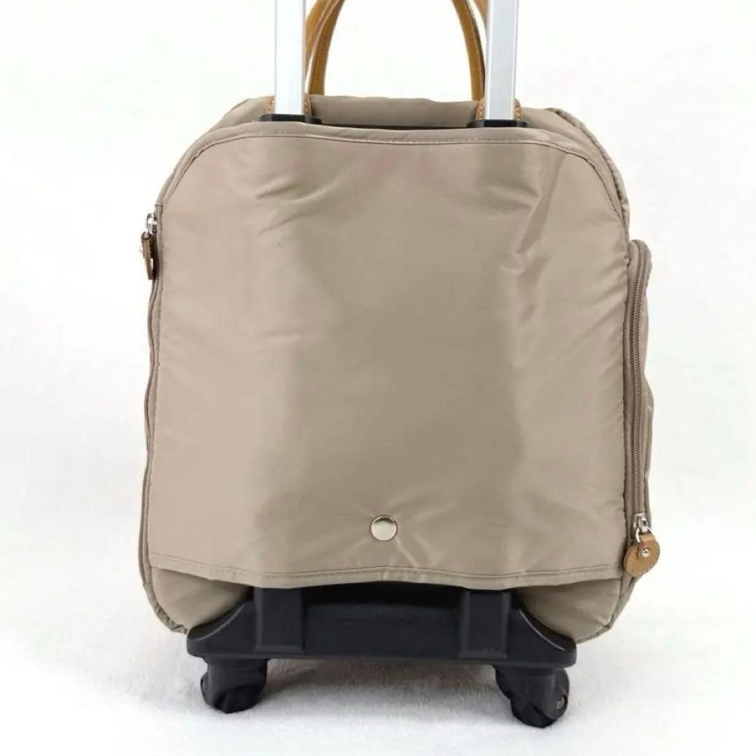 カナナプロジェクト キャリーバッグ キャリーケース 4輪 機内持込み可 ベージュ