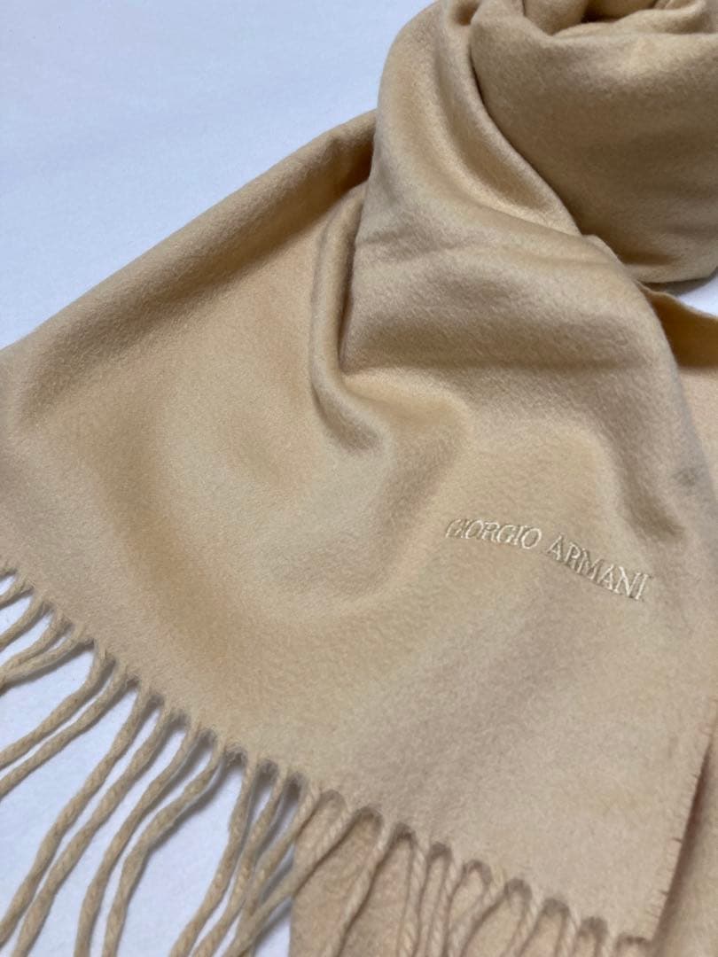 GIORGIO ARMANI ジョルジオアルマーニ カシミアマフラー ストール