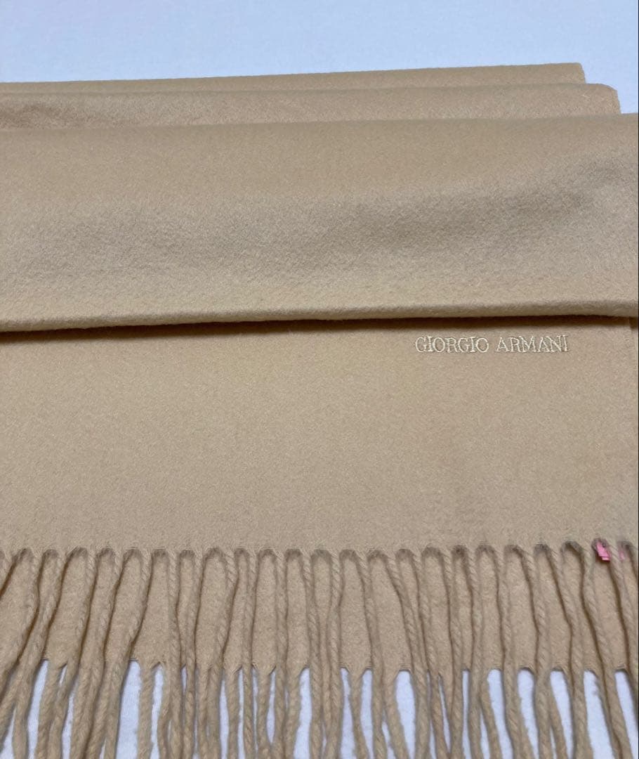 GIORGIO ARMANI ジョルジオアルマーニ カシミアマフラー ストール