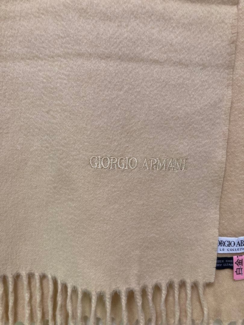GIORGIO ARMANI ジョルジオアルマーニ カシミアマフラー ストール