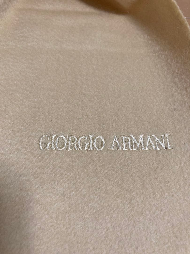 GIORGIO ARMANI ジョルジオアルマーニ カシミアマフラー ストール