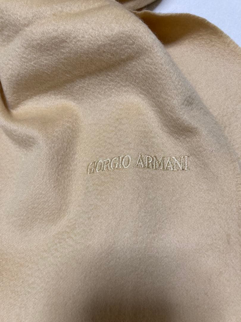 GIORGIO ARMANI ジョルジオアルマーニ カシミアマフラー ストール