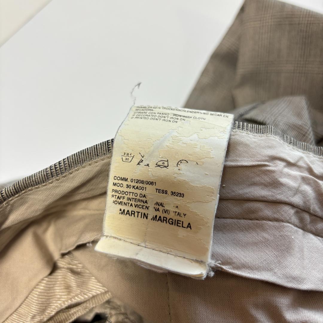 マルタン マルジェラ Martin Margiela コーティング スラックス