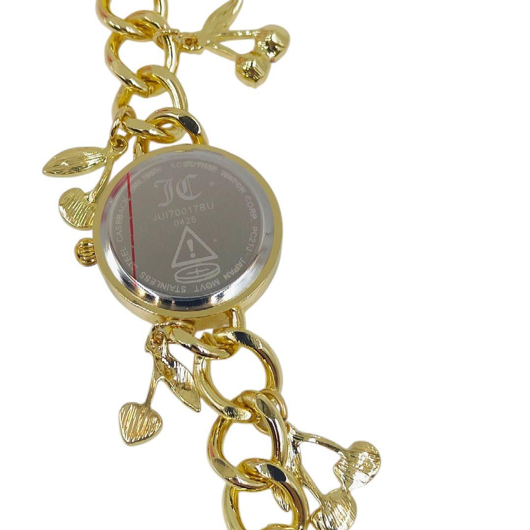 ジューシークチュール レディース 腕時計 ブレスレット チャーム付 ゴールド系
