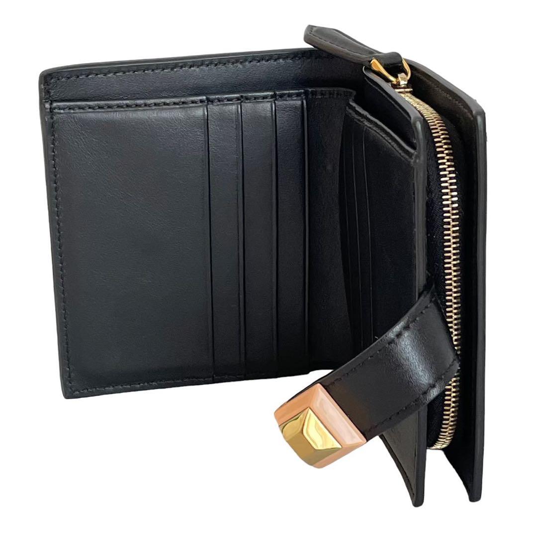 FENDI フェンディ 8M0386 二つ折り財布スタッズ コンパクトウォレット