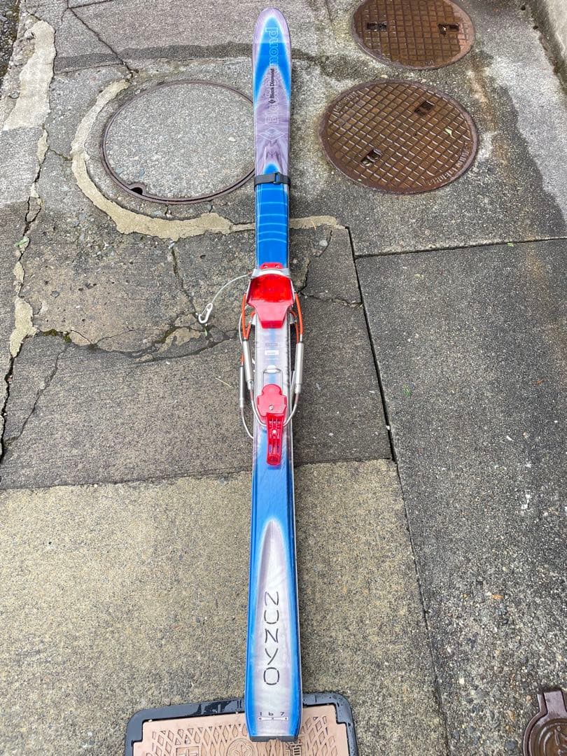  テレマークスキー板&ブーツ、共にケース付き