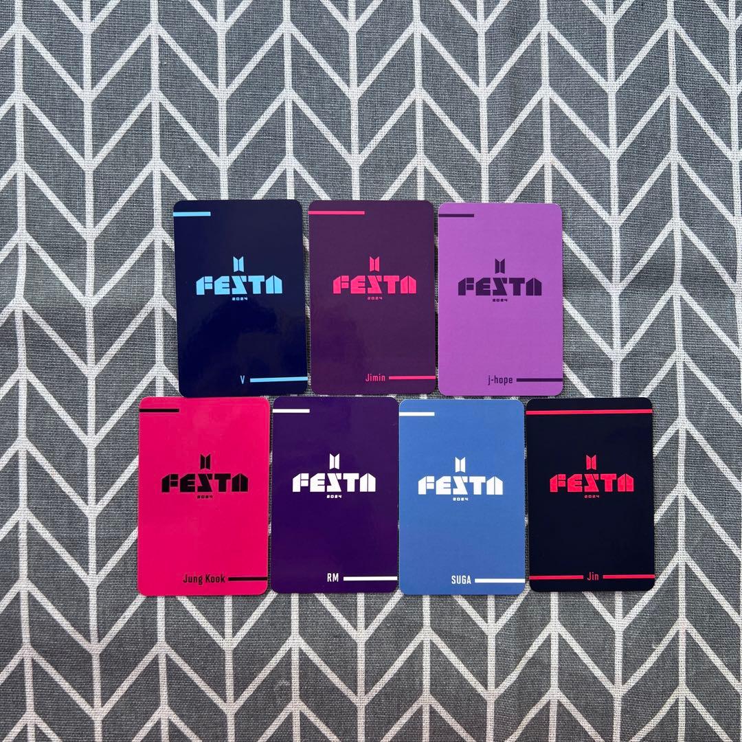 BTS セット FESTA 2024 ARMY ZONE 7枚 トレカ 11周年