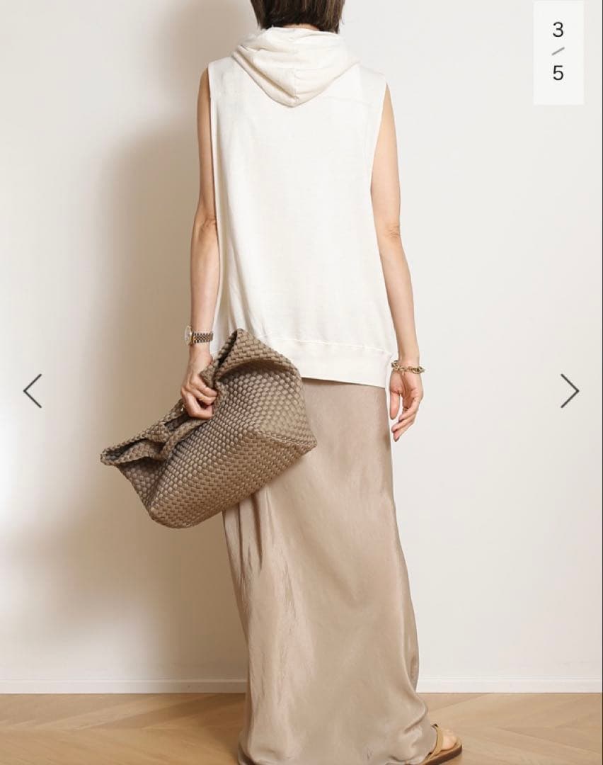 muse de Deuxieme classeジョンブルノースリーブパーカー新品