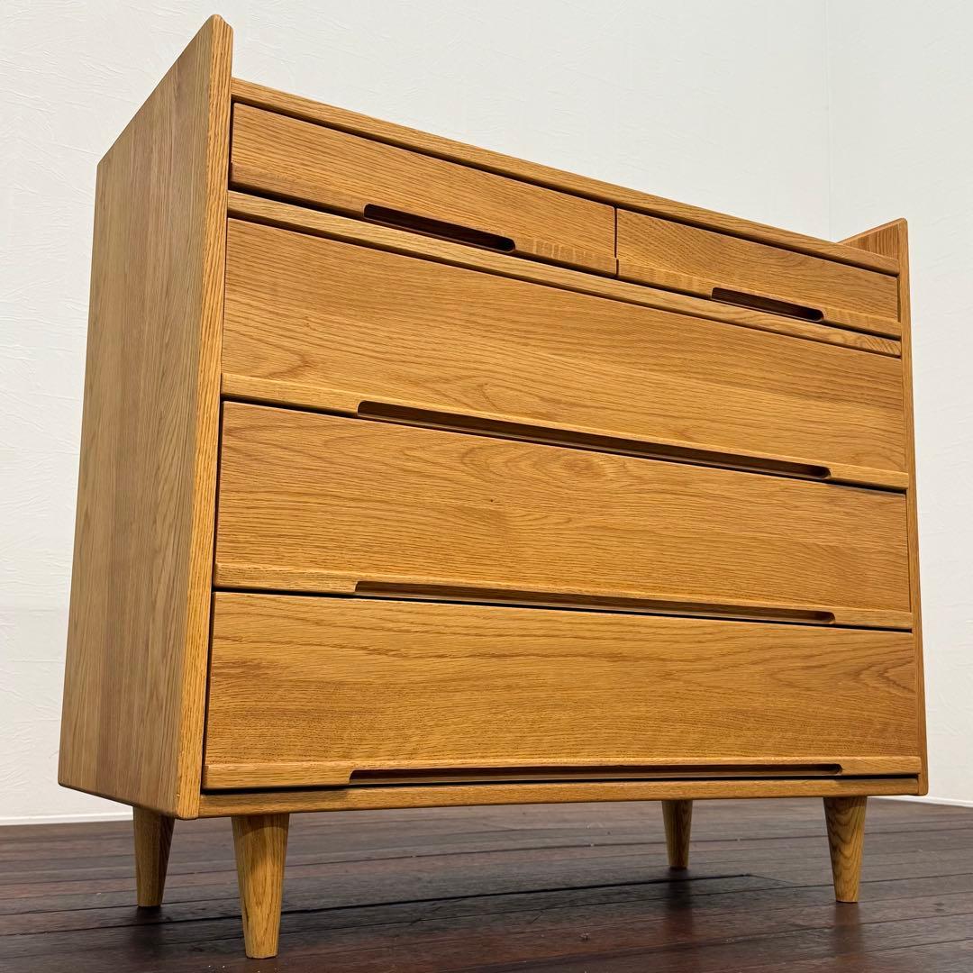 H19K34 展示品 起立木工 ノーラ 4段チェスト
