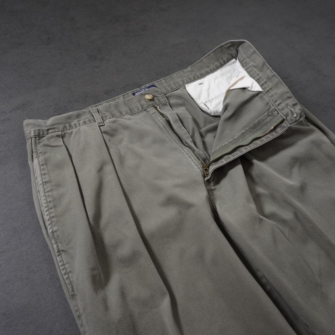 PoloRalphLauren90s初期タグUSA製ポロチノW36L30古着