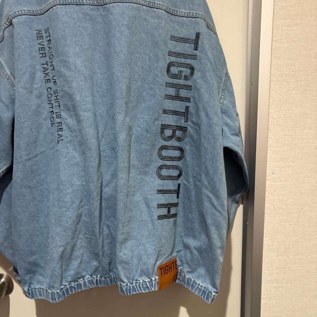 TIGHTBOOTH ライトブルー デニムジャケット　XL