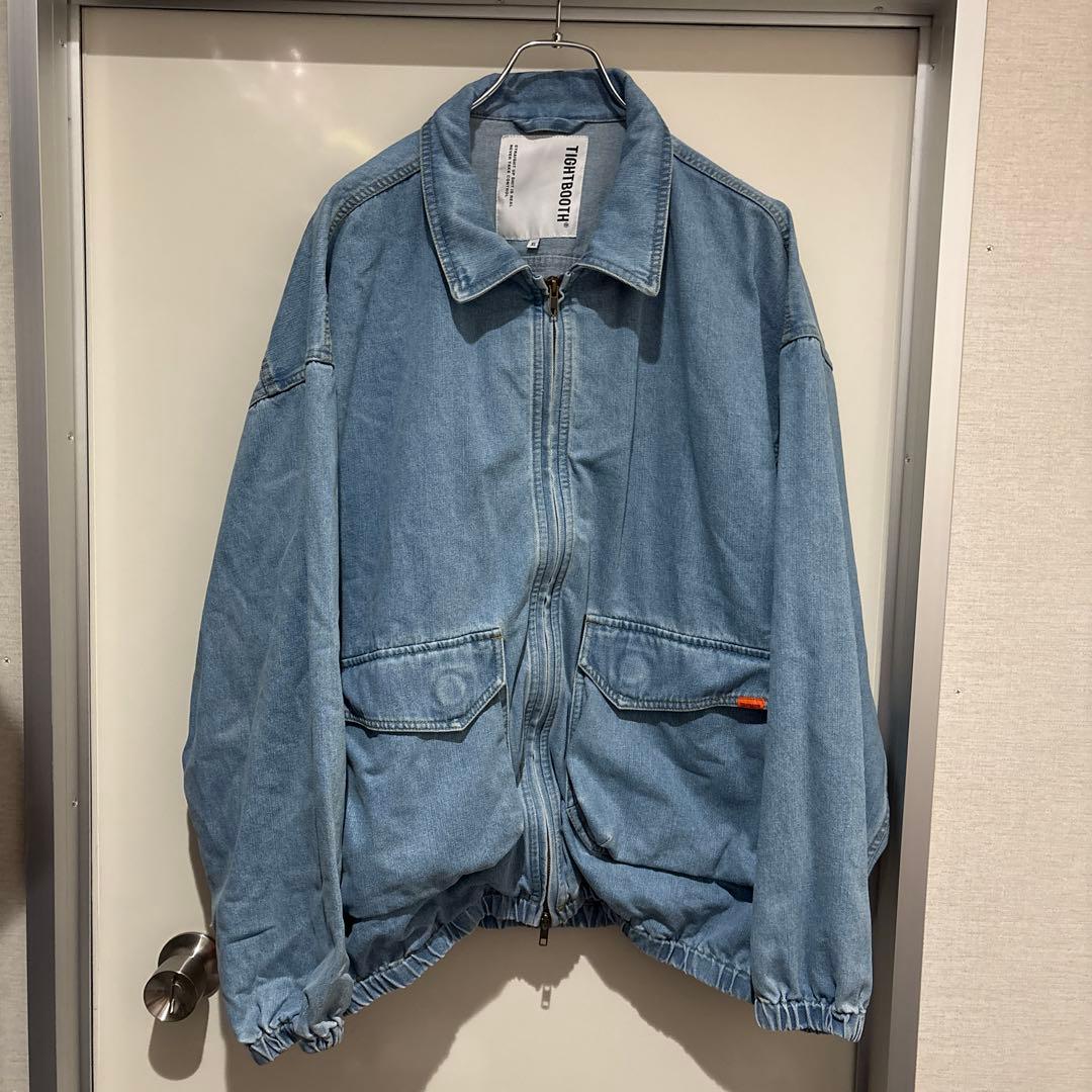 TIGHTBOOTH ライトブルー デニムジャケット　XL