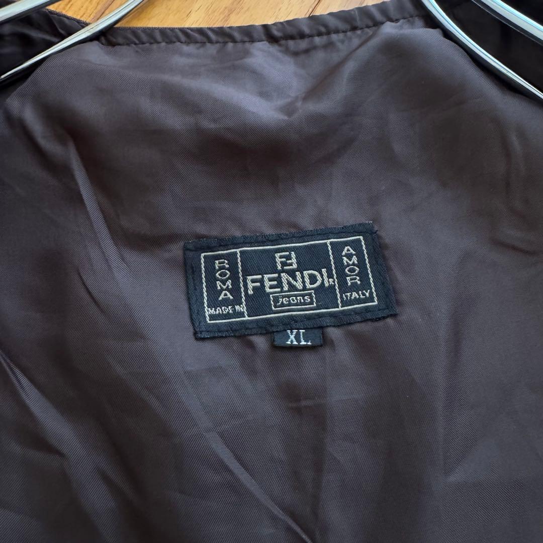 h*s様 90s 90年代 FENDI フェンディズッカジップアップベスト