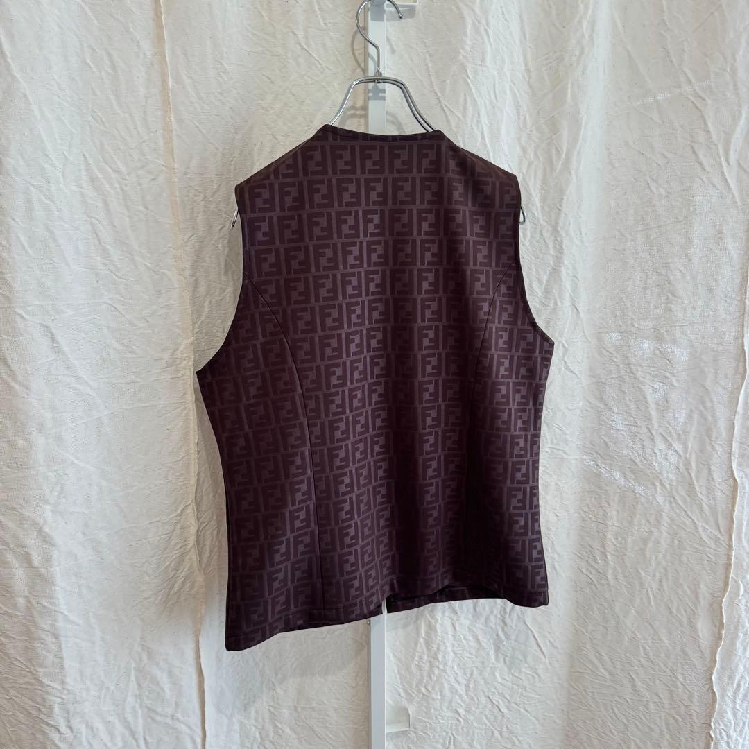 h*s様 90s 90年代 FENDI フェンディズッカジップアップベスト