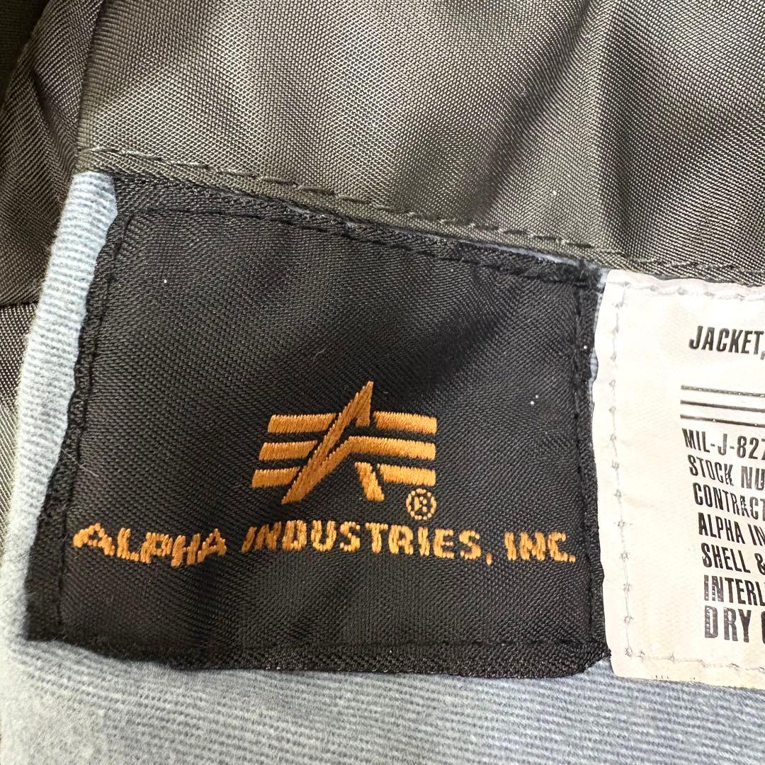 80sUSA製 アルファインダストリーズ MA-1 フライトジャケット米軍規格L