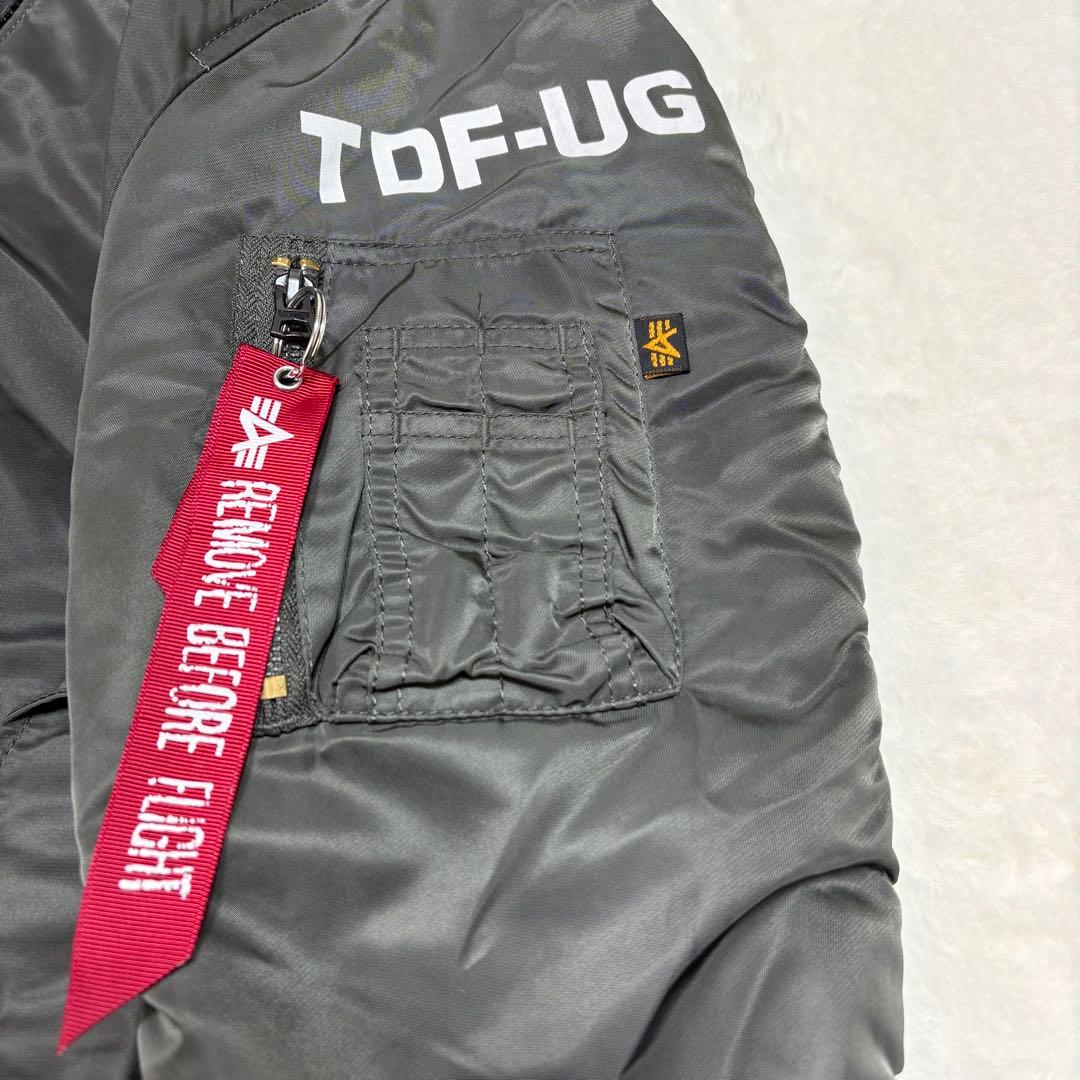 80sUSA製 アルファインダストリーズ MA-1 フライトジャケット米軍規格L