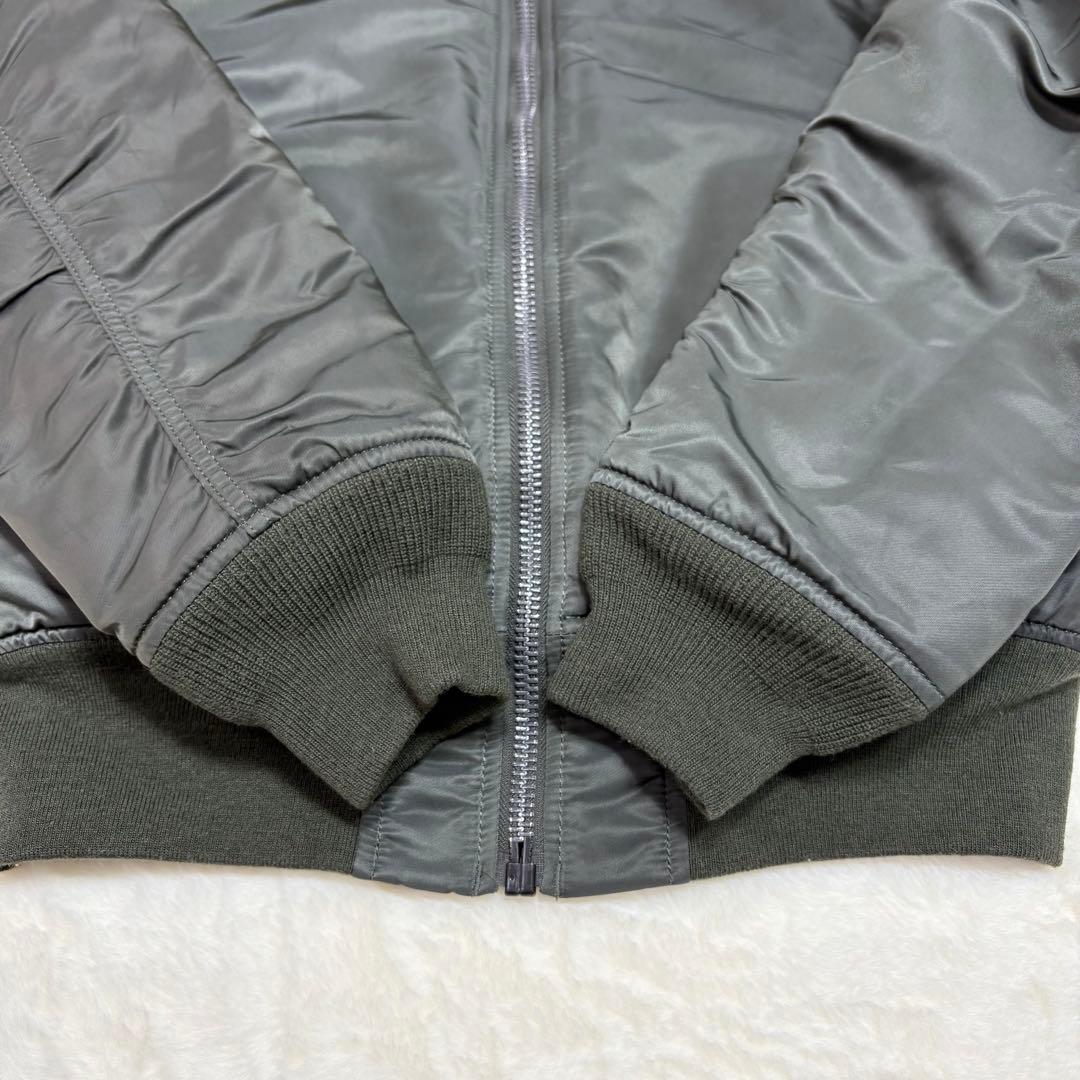 80sUSA製 アルファインダストリーズ MA-1 フライトジャケット米軍規格L