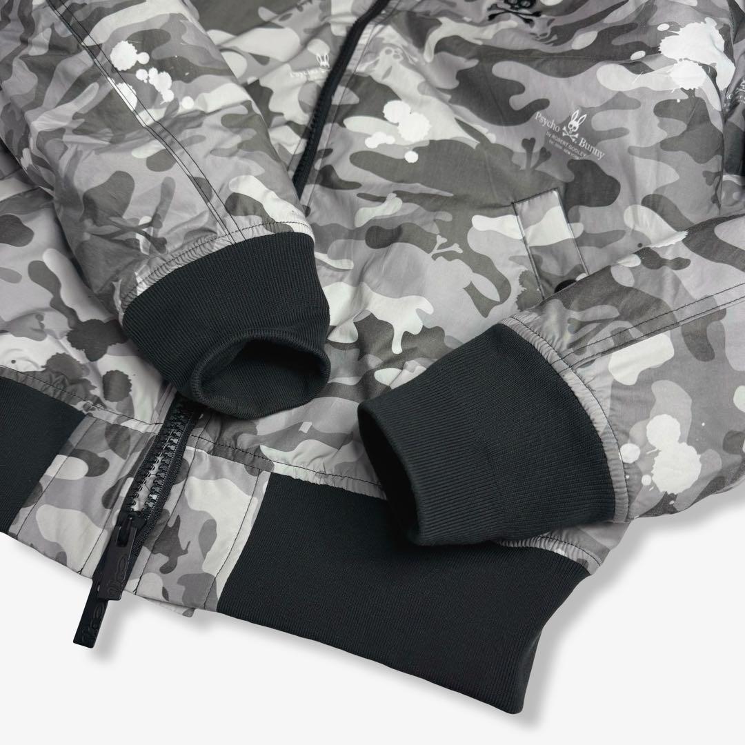 Psycho Bunny｜エイジングT/Cツイル隠れバニー迷彩ボンバージャケット
