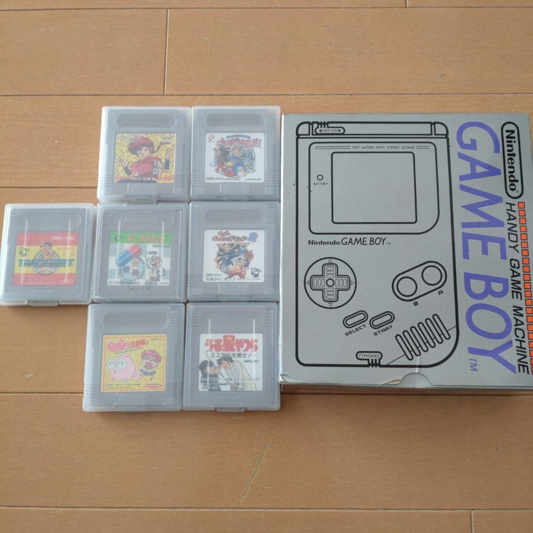 Nintendo 初代ゲームボーイ本体＋ソフト7個