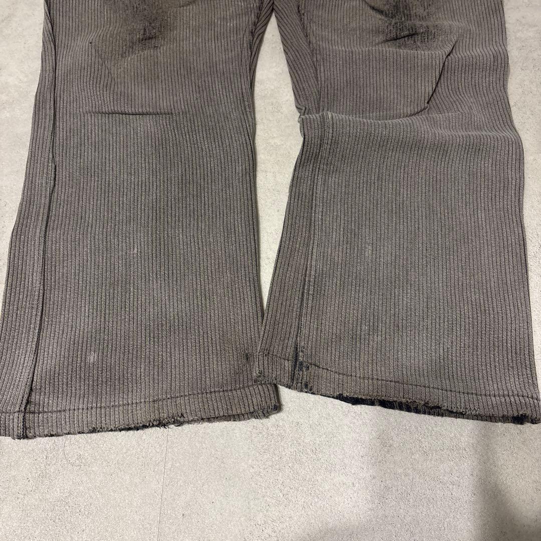 40s 50s vintage フレンチワーク コットンピケパンツ 襤褸