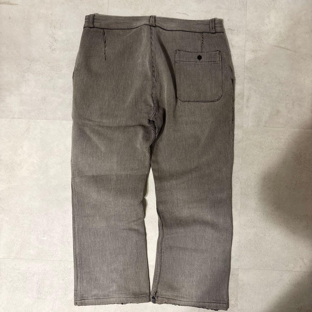 40s 50s vintage フレンチワーク コットンピケパンツ 襤褸