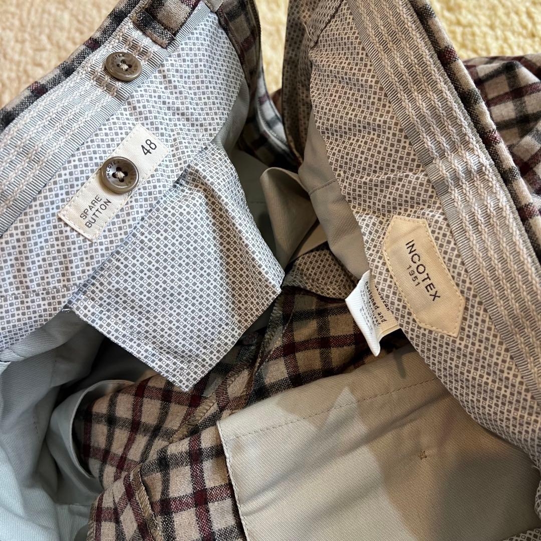 極美品 定価39,960円 incotex 1nt035 インコテックス