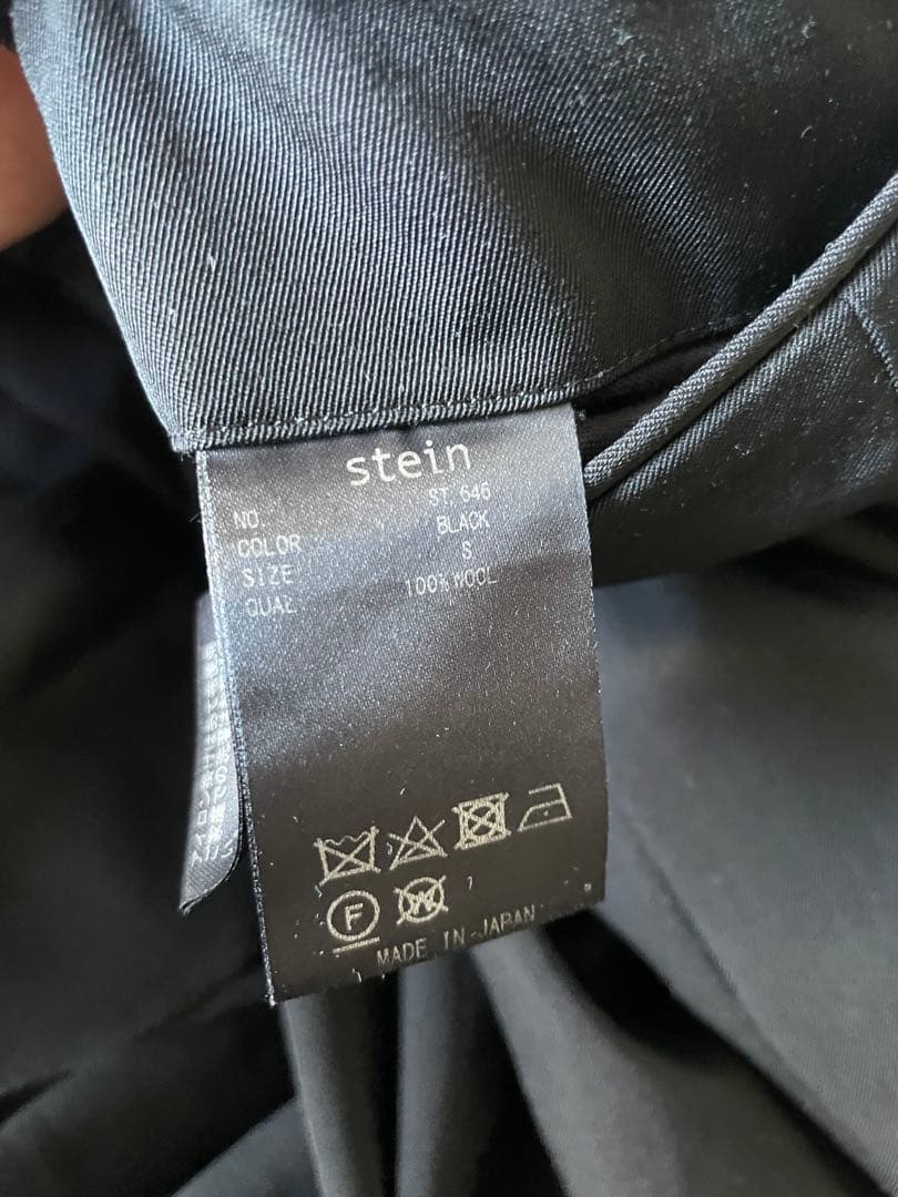 【stein】Extra Wide Trousers Sサイズ ブラック