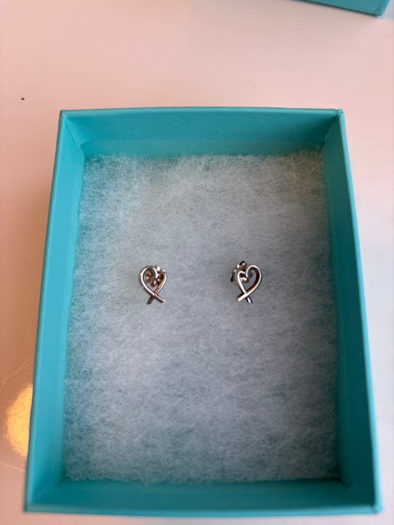Tiffany & Co. パロマ・ピカソ　ラビングハート　ピアス　シルバー