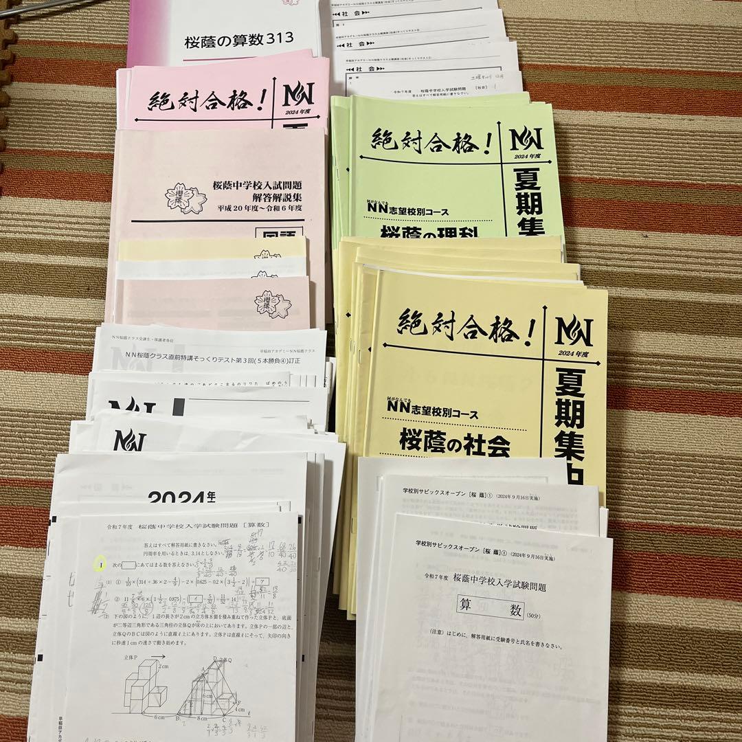 NN桜蔭　教材　プリント