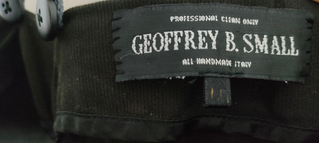 16aw Geoffrey.B.Small パッチワークサスペンダーパンツ